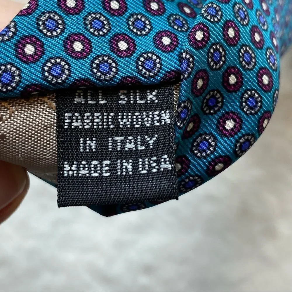 Christian Dior Monsieur Blue Tone 100% Silk Tie